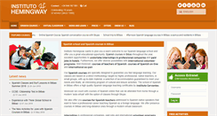 Desktop Screenshot of institutohemingway.com