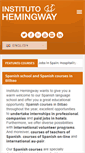 Mobile Screenshot of institutohemingway.com